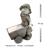 Decoratiune gradina, ceramica, fetita cu roaba in fata, 34x20x47 cm GartenVIP DiyLine