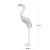 Decoratiune gradina, metalica, flamingo, 14x24x65 cm GartenVIP DiyLine