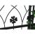 Arcada metalica, pergola, pentru gradina, cu portita, 106x50x217 cm GartenVIP DiyLine