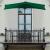 Umbrela balcon/terasa, semirotunda, verde, 270 cm GartenVIP DiyLine