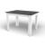 Masa pentru sufragerie/living, Artool, lemn, alb si negru, 120x80x75 cm GartenVIP DiyLine