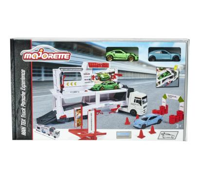 MAJORETTE SET CAMION MAN TGX TRUCK SI 2 MASINUTE PORSCHE SuperHeroes ToysZone