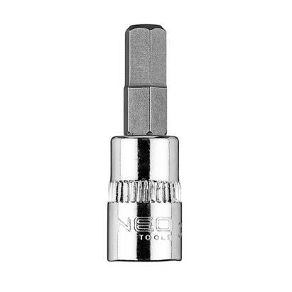 Tubulara 1/4" cu profil hexagonal H6 scurta NEO TOOLS 10-313 HardWork ToolsRange