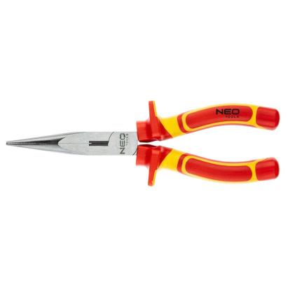 Cleste cu cioc semirotund si muchie taietoare 8" 1000V VDE NEO TOOLS 01-225 HardWork ToolsRange