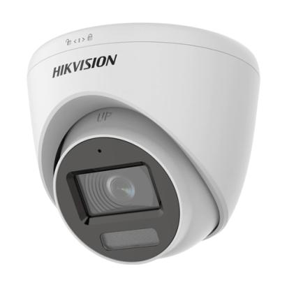 Camera de supraveghere Dual Light 2MP, lentila 2.8mm, IR 40m, WL 20m, Microfon - Hikvision - DS-2CE78D0T-LFS-2.8mm SafetyGuard Surveillance