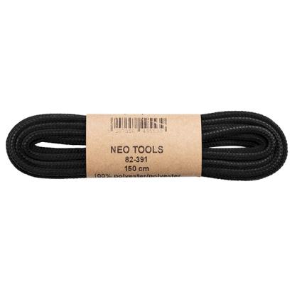 Sireturi pentru incaltaminte de lucru 150cm negre NEO TOOLS 82-391 HardWork ToolsRange