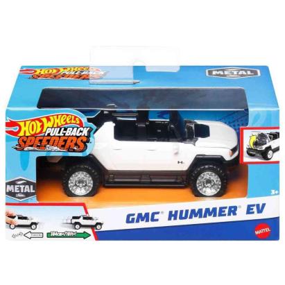 HOT WHEELS MASINUTA METALICA CU SISTEM PULL BACK GMC HUMMER EV SCARA 1:43 SuperHeroes ToysZone