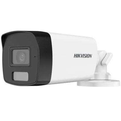 Camera de supraveghere 2MP, lentila 2.8mm, IR 40m, WL 40m, Microfon, IP67 - Hikvision DS-2CE17D0T-LFS-2.8mm SafetyGuard Surveillance