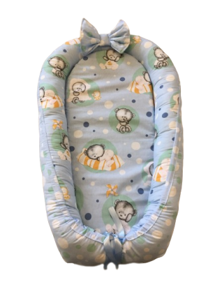 Baby Nest din Cocos MyKids Baby Teddy Blue GreatGoods Plaything