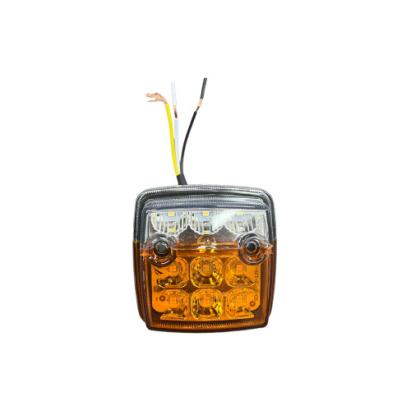 Lampa led pozitie +semnalizare / alb+galben /12-24V Cod:2140 Automotive TrustedCars