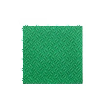 Pardoseala modulara plina PP 40x40x1.8cm garaj trafic intens Verde Cod: PM10012 Automotive TrustedCars