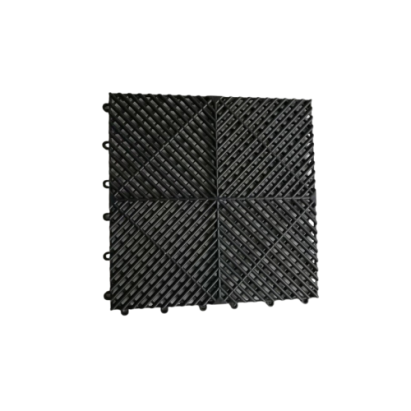 Pardoseala modulara ventilata PP 40x40x1.8cm garaj trafic intens Negru Cod: PM10002 Automotive TrustedCars