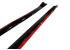 Set prelungiri ornament praguri laterale tuning  /  Culoare: negru lucios + rosu    Cod: PRG1012 Automotive TrustedCars