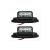 Set 2 lampi numar carcasa neagra lumina:alba / 12V-24V (Set 2 buc) Cod:2102501A/BK Automotive TrustedCars