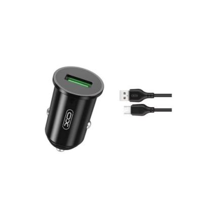 Incarcator auto Quick charge QC3.0 18W + cablu Micro USB Cod:XO-TZ12B Automotive TrustedCars