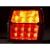 Lampa spate 99,6x93, 3 functii, LED, cablu, LED Fristom Cod:FT-222 Automotive TrustedCars