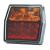 Lampa spate 99,6x93, 3 functii, LED, cablu, LED Fristom Cod:FT-222 Automotive TrustedCars
