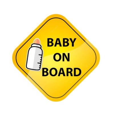 Abtibild "BABY ON BOARD" Cod:TAG 049 / T3 Automotive TrustedCars