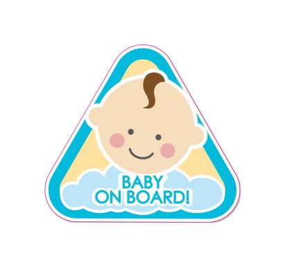 Abtibild "BABY ON BOARD" Cod: TAG 044 / T2 Automotive TrustedCars