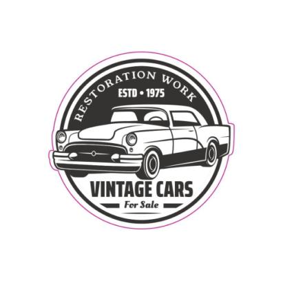 Abtibild TAG RETRO VINTAGE CARS Cod: TAG 017 / T2 Automotive TrustedCars