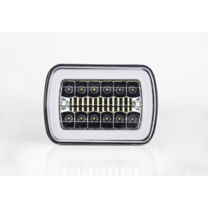 Proiector LED SPT-7inch-18 54w cu angel eyes 12-24V. Automotive TrustedCars