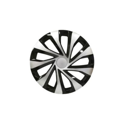 Set 4 capace roti negru / argintiu 16″ Cod: G-603 Automotive TrustedCars