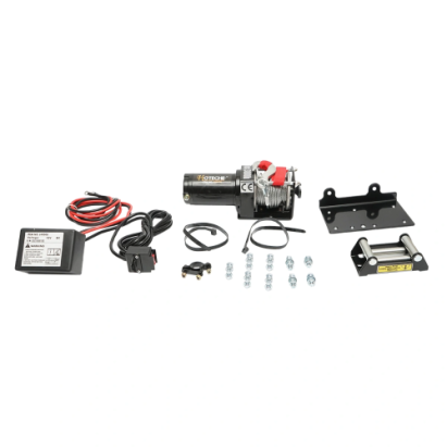 Troliu electric 12V 1360kg Motor 1KW cablu otel 4,8mm x 13.5m Hoteche BK77465 Automotive TrustedCars