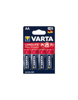 Baterie Varta LongLife Max Power AA R6 1,5V Alcalina set 4 buc,Cod:4706 Automotive TrustedCars