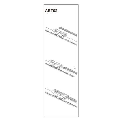 Stergator parbriz pasager DACIA Logan II LS8 (NEW) 03/2015 - 2021 COD:ART52 19" Automotive TrustedCars