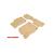 Covoare cauciuc tavita Bej compatibile BMW Seria 3 F30/31 , Seria 4 F32/33/36 2012-2018 Cod: 3D 62421​​B / A10 Automotive TrustedCars