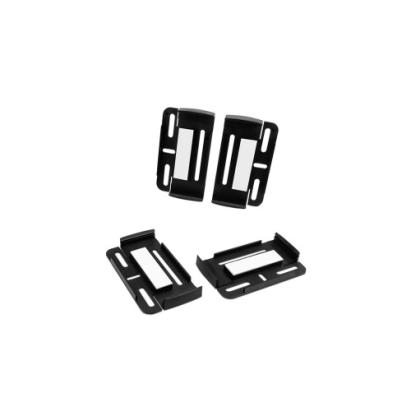 Set 4 suporți număr înmatriculare Tiger Slim culoare Negru Automotive TrustedCars