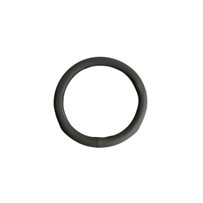 Husa volan imitatie piele cu gaurele marime L culoare Gri Cod: A122 Automotive TrustedCars