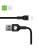 Cablu USB - Iphone Lightning 1 metru 3A negru Cod:GC-60I/ GC-71 Automotive TrustedCars