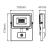 Proiector LED 10W Senzor SAMSUNG Cip Cut-OFF Function Corp Negru 6000K COD: 438 Automotive TrustedCars