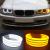 Angel Eyes COTTON compatibil BMW E46 cu lupa E36/E38/E39 Lumina: alba DRL + semnalizare galbena  COD: H-COT-WY06 Automotive TrustedCars