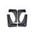Aparatori noroi compatibile VW Tiguan R-Line 2019-> Cod: MUD1055 / CH-1 Automotive TrustedCars