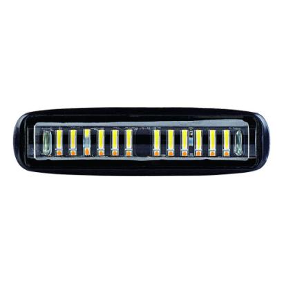 Proiector LED GD62424NLF 24W 30° 12-24V  lumina alba + portocalie si functie stroboscopica Automotive TrustedCars