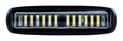 Proiector LED GD62424NLF 24W 30° 12-24V  lumina alba + portocalie si functie stroboscopica Automotive TrustedCars
