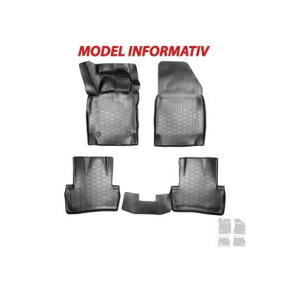 Covoare cauciuc tavita compatibile Renault Fluence 2009-2016 Cod: 3D 61508​​​​​​ / A10 Automotive TrustedCars