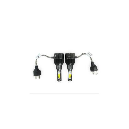 Set Bec H4 2 faze cu LED 30W - 4800 lumen 6000k 12-24V Cod: LX88 Automotive TrustedCars