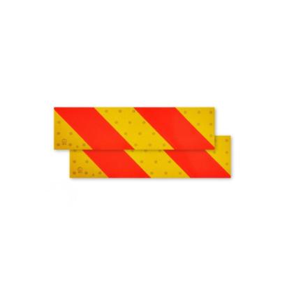 Set 2 placi reflectorizante hasurate mici Cod: L1039117 / 9001-B Automotive TrustedCars