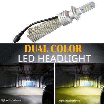 Bec LED L11 culoare duala H4 - DOUA FAZE Automotive TrustedCars