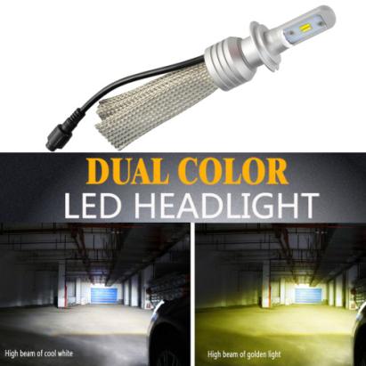 Bec LED L11 culoare duala H11 Automotive TrustedCars