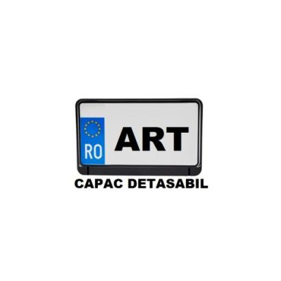 Suport numar inmatriculate Moto cu capac detasabil in fata 25x15cm Automotive TrustedCars