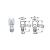 Bec pozitie T15 12V 16W ART - Pret pe set 10 bucati Automotive TrustedCars