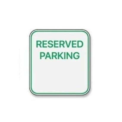Abtibild "RESERVED PARKING" Cod: TAG 040 / T2 Automotive TrustedCars