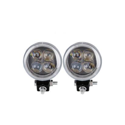 Proiector LED 12W Spot 4D cu angel eyes 12/24V Cod: ART32012 Automotive TrustedCars