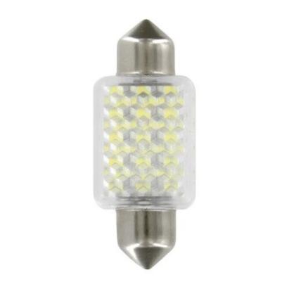 Bec cu LED sofit 27 SMD cu lentila 3D 11x39 ( set 2 buc ) 12V Cod:85318 Automotive TrustedCars