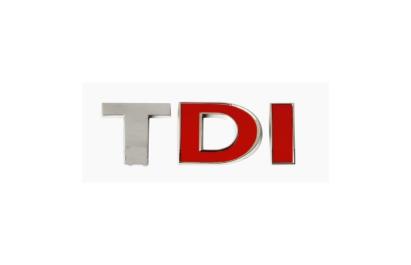 Emblema TDI cu doua litere rosii  Cod:T01 Automotive TrustedCars