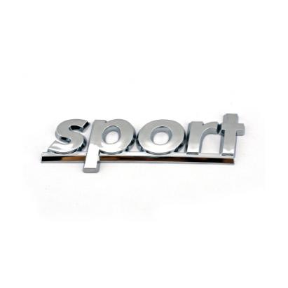 Ornament Sport crom auto universal 11x3.2cm Cod: S02 Automotive TrustedCars
